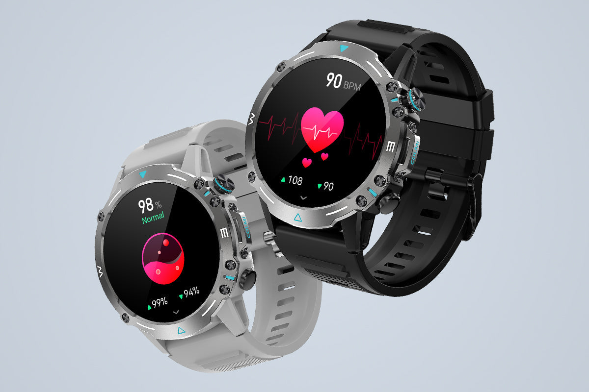 De Colmi M42 smartwatch meet het zuurstofgehalte in het bloed, heeft een slank ontwerp, meer dan 100 sportmodi en een batterijduur van 10 dagen.
