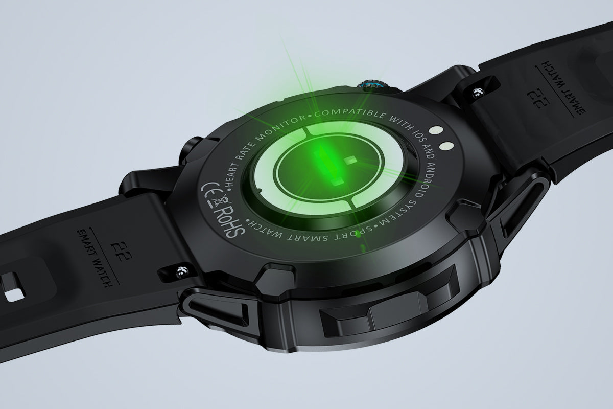 De Colmi M42 smartwatch meet de hartslag, heeft een slank ontwerp, meer dan 100 sportmodi en een batterijduur van 10 dagen.