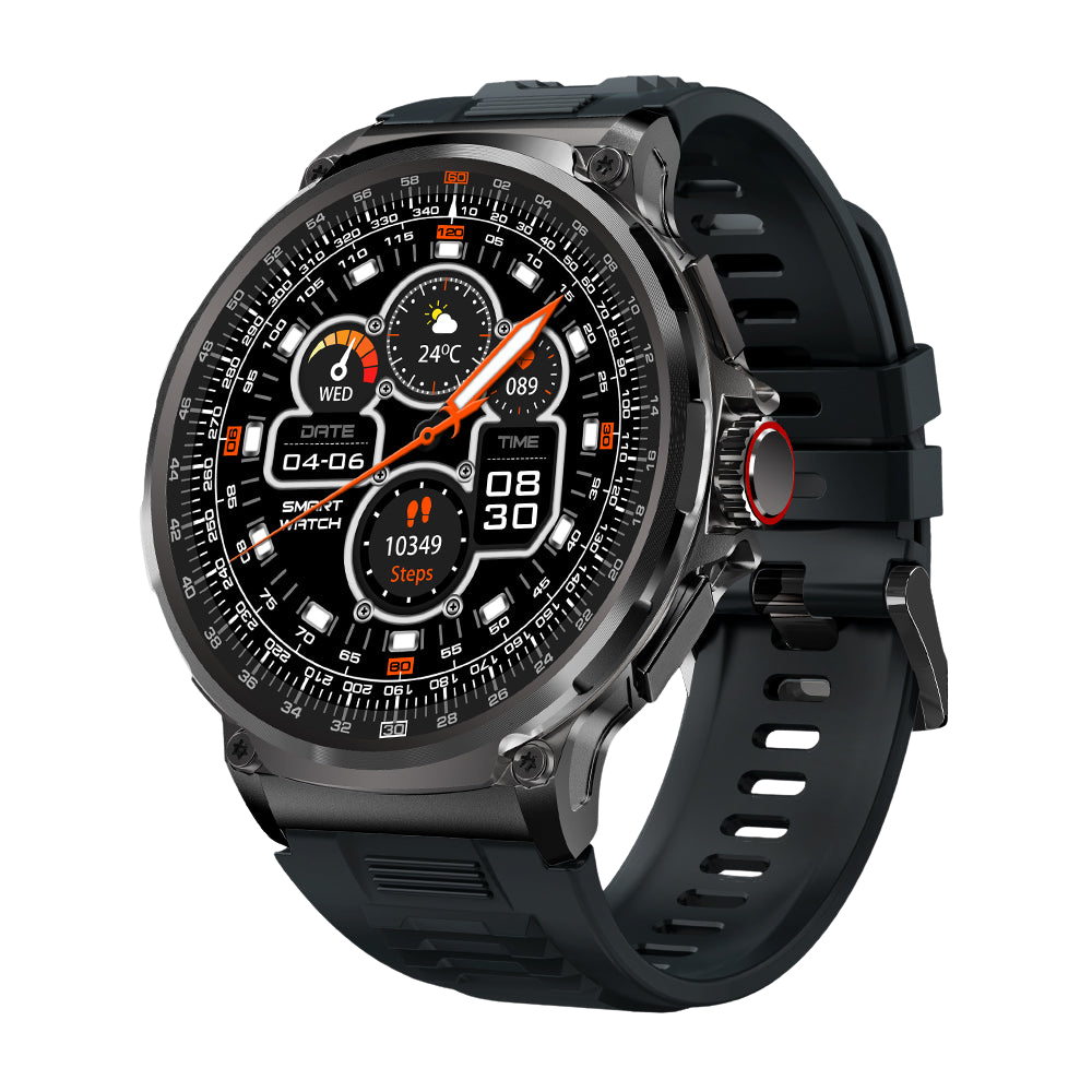COLMi V69 Smartwatch - Groot 1,85 inch scherm, gezondheidsmonitoring, waterdicht en stijlvol zwart