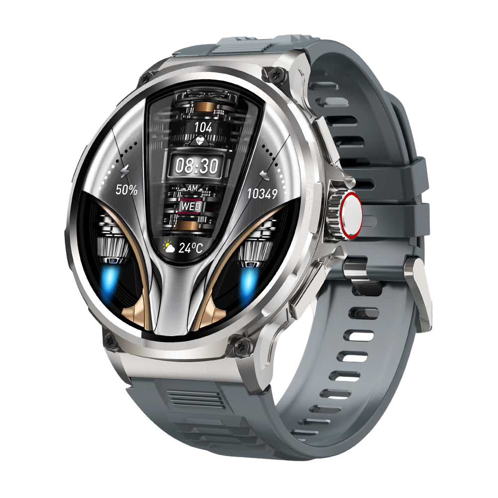 COLMi V69 Smartwatch - Groot 1,85 inch scherm, gezondheidsmonitoring, waterdicht en stijlvol zilver