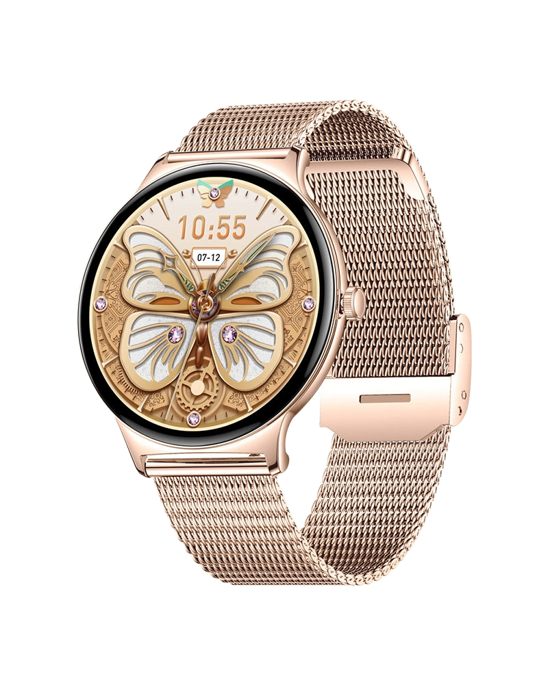 Colmi V89 Smartwatch met AMOLED-display, goudkleurig