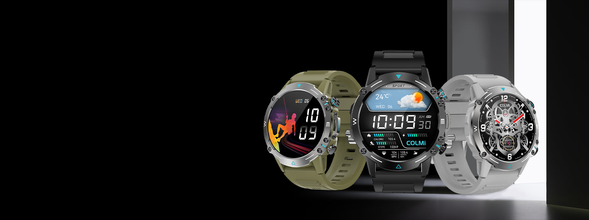 De Colmi M42 smartwatch heeft een slank ontwerp, meer dan 100 sportmodi en een batterijduur van 10 dagen.