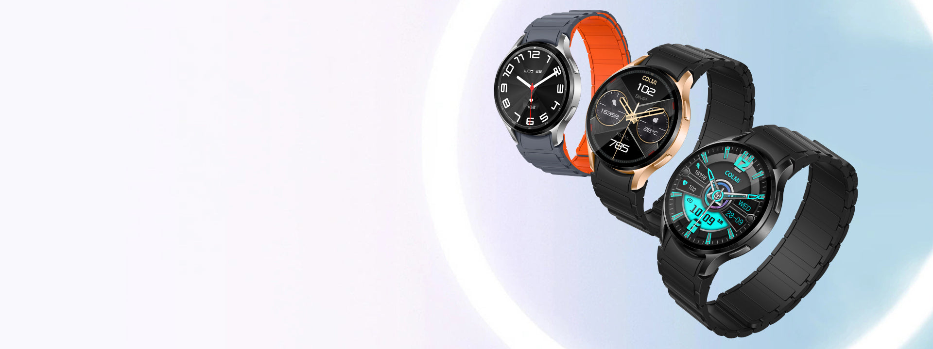 Colmi i28 Ultra smartwatch met geavanceerde gezondheidsmonitoring, een batterijduur van 10 dagen en een IP68 waterdichtheidscertificering.