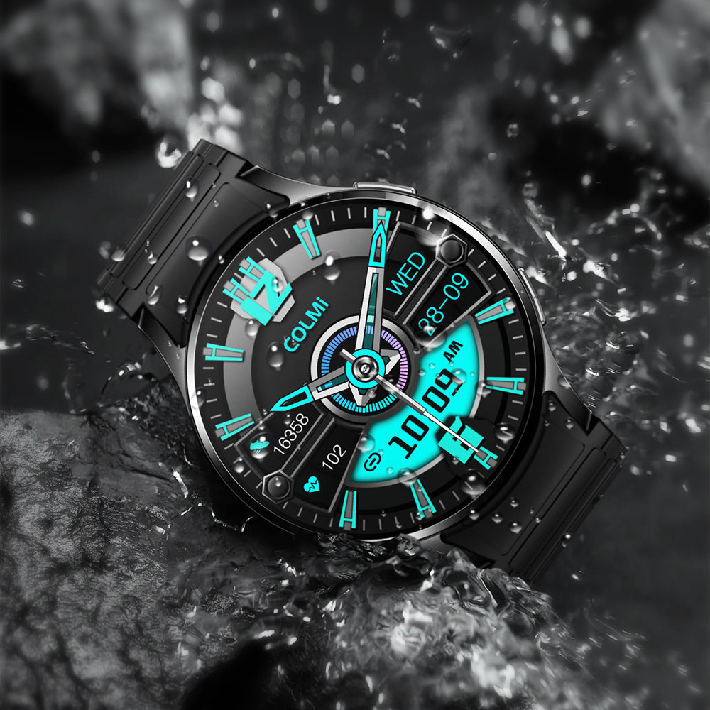 De Colmi i28 Ultra smartwatch heeft een IP68 waterdichtheidscertificering, geavanceerde gezondheidsmonitoring, een batterijduur van 10 dagen en een duurzaam ontwerp.