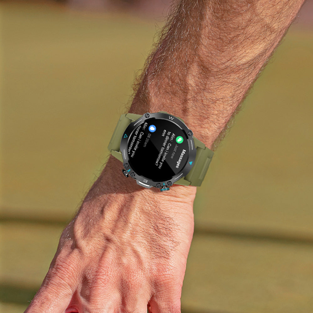 De Colmi M42 smartwatch beschikt over een synchronisatiefunctie, een slank ontwerp, meer dan 100 sportmodi en een batterijduur van 10 dagen.
