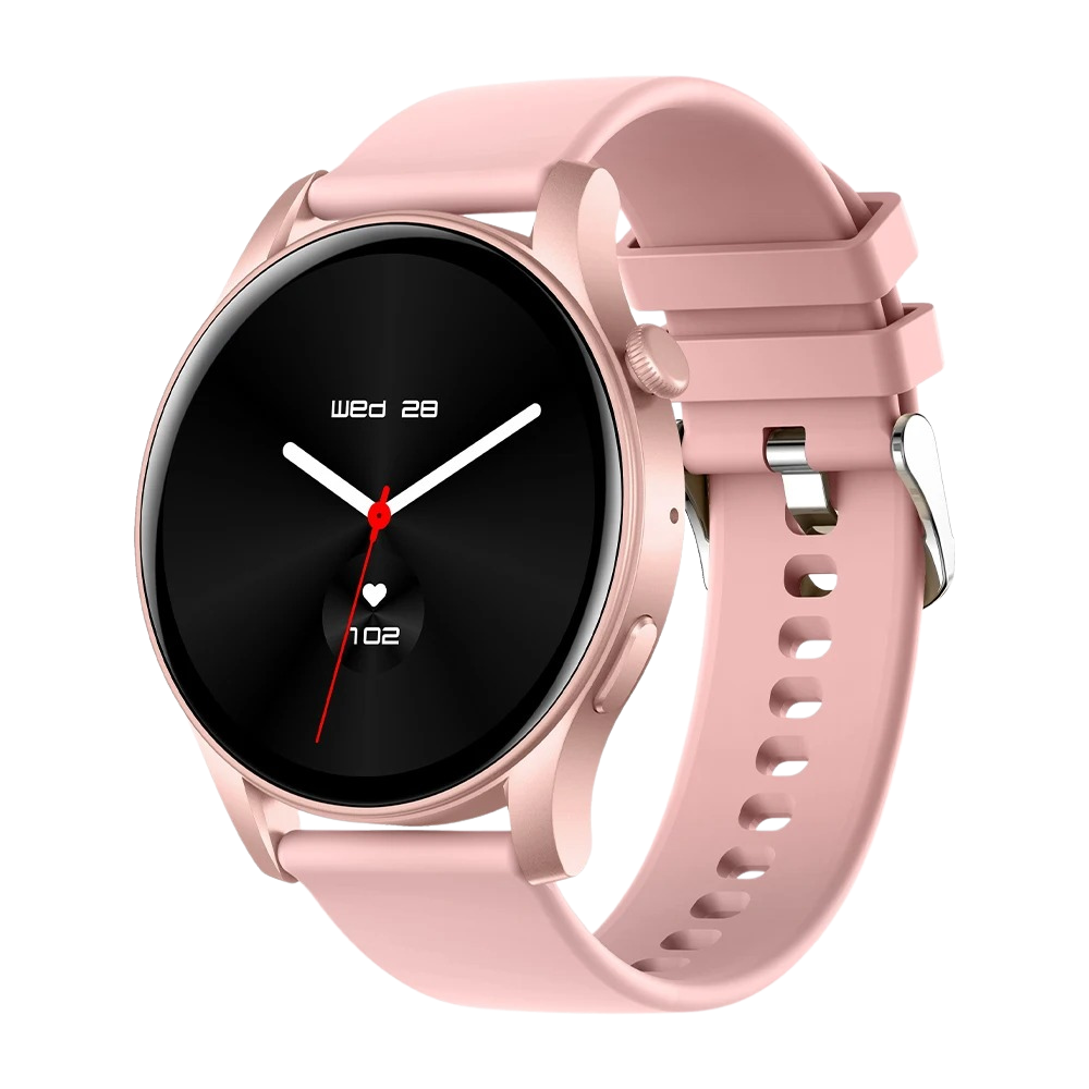 COLMI V73 Smartwatch met stijlvol AMOLED-display, fitness-tracking en IP68 waterdichtheid, roze.